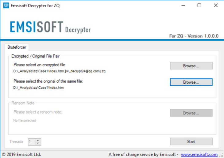 Emsisoft ZQ Decrypter